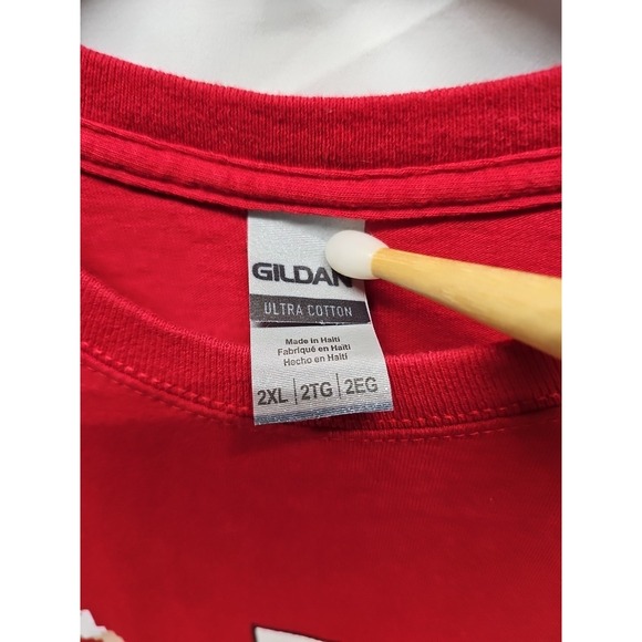 Gildan Red Super Bowl Lv 55 Kansas Chiefs T-Shirt Tampa Bay Buccaneers Smack 2xl - Picture 9 of 13